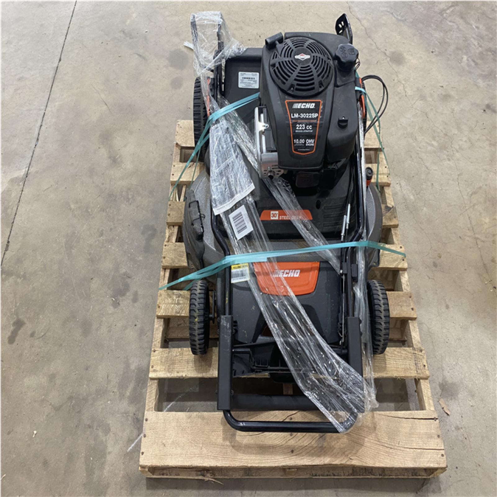 Houston Location - AS-IS Outdoor Power Equipment ECHO LAWN MOWER 30 INCH STEEL DECK