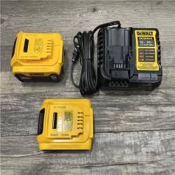 AS-IS DEWALT 20V MAX Lithium-Ion Battery Kit with 5.0Ah and 2.0Ah Battery and Charger