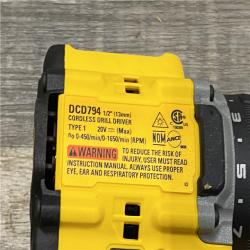 AS-IS DEWALT ATOMIC 20-Volt MAX Lithium-Ion Cordless Combo Kit