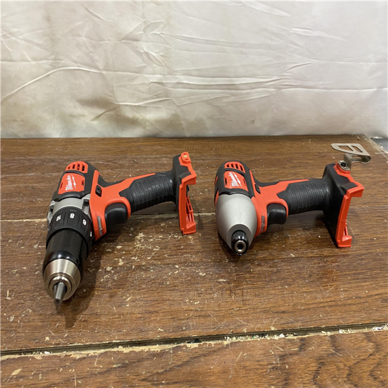 AS-IS Milwaukee 18V Cordless Brushed 2 Tool Drill/Driver and Impact Driver Kit
