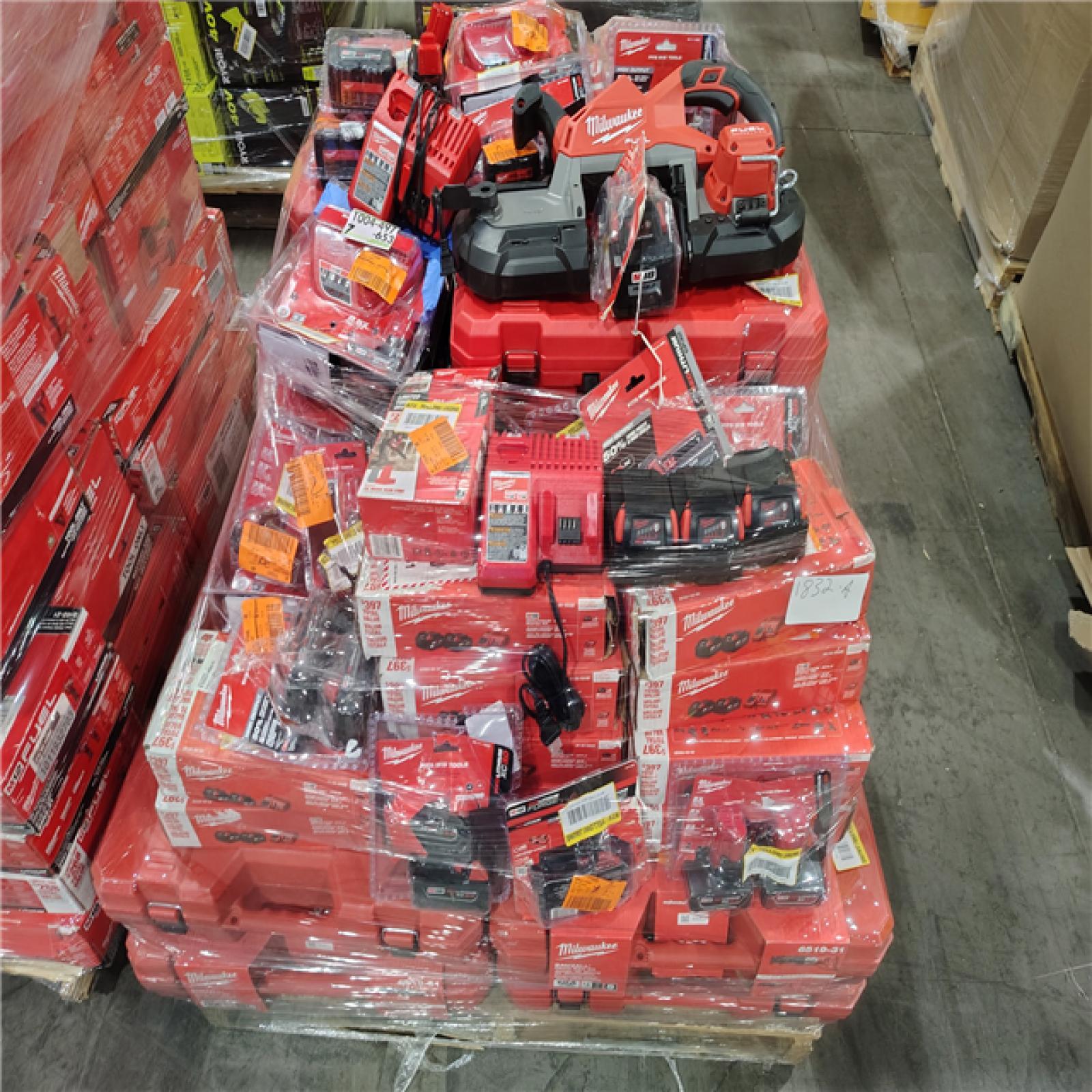 Pittston Location As-Is Power Tools Partial Truckload (13Pallets) 1832-A