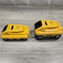LIKE NEW! - DEWALT 20V MAX Lithium-Ion 6.0Ah and 4.0Ah Battery and Charger Starter Kit