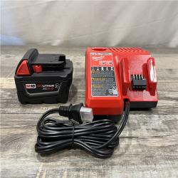 AS-IS Milwaukee 18-Volt Lithium-Ion XC Starter Kit with One 5.0Ah Battery and Charger
