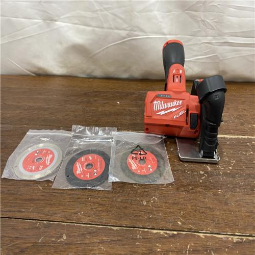 AS-IS Milwaukee M12 FUEL 12V Lithium-Ion Brushless Cordless 3 in. Cut Off Saw (Tool-Only)