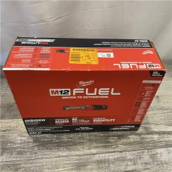 NEW - Milwaukee FUEL INSIDER 12V Lithium-Ion Brushless Cordless 1/4 in. - 3/8 in. Extended Reach Box Ratchet Kit