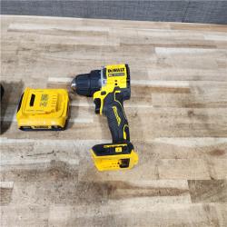HOUSTON LOCATION - AS - IS DEWALT Atomic 20V Lithium-Ion Cordless Compact 1/2 in. Drill/Driver Kit