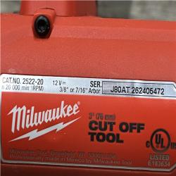AS-IS Milwaukee FUEL 12V Lithium-Ion Brushless Cordless 3 in. Cut Off Saw (Tool-Only)