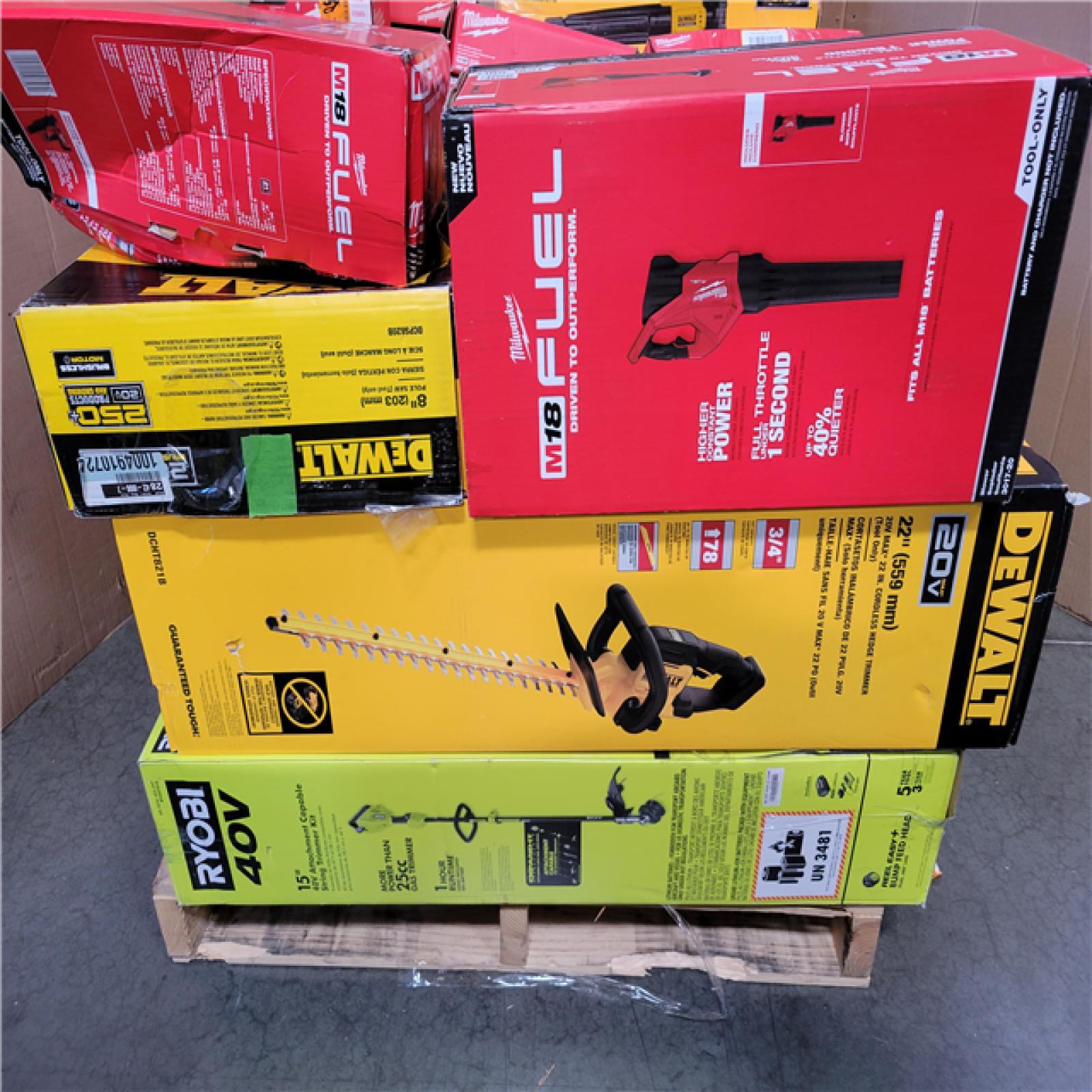 CALIFORNIA AS-IS TOOL PALLET