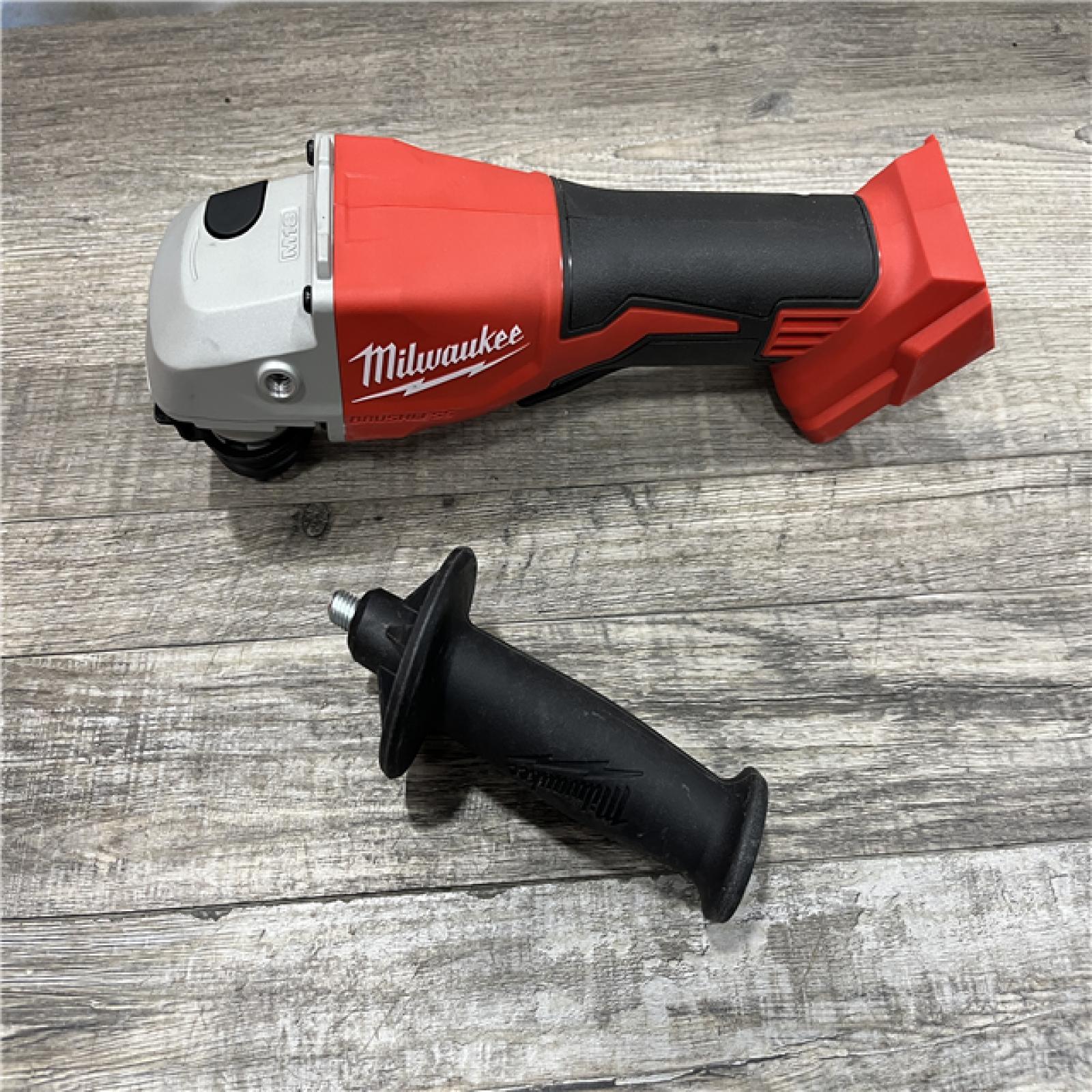 AS-IS Milwaukee 18V Lithium-Ion Brushless Cordless 4-1/2 in./5 in. Grinder w/Paddle Switch (Tool-Only)