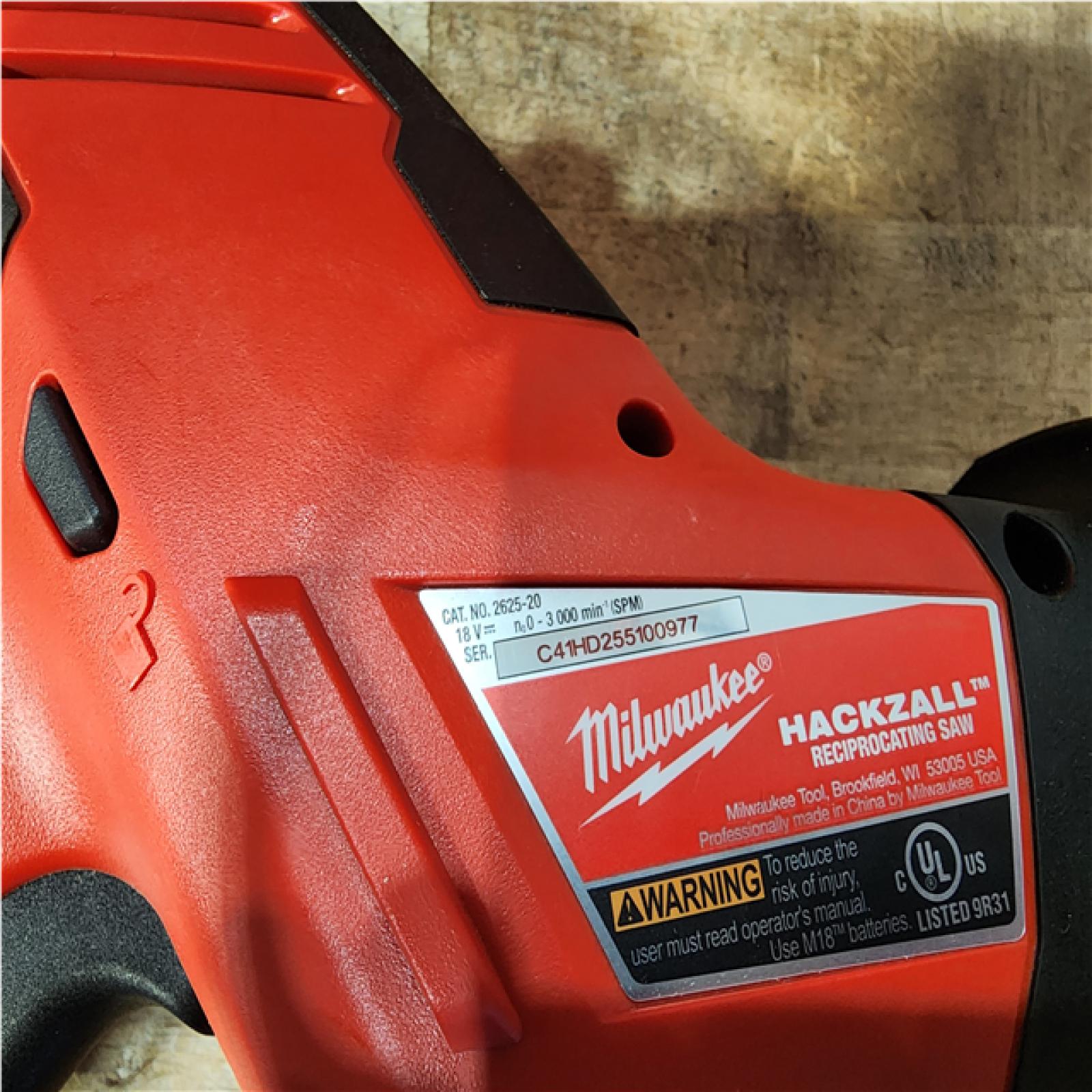 Houston Location AS-IS Milwaukee Circular Saw and Hackzall
