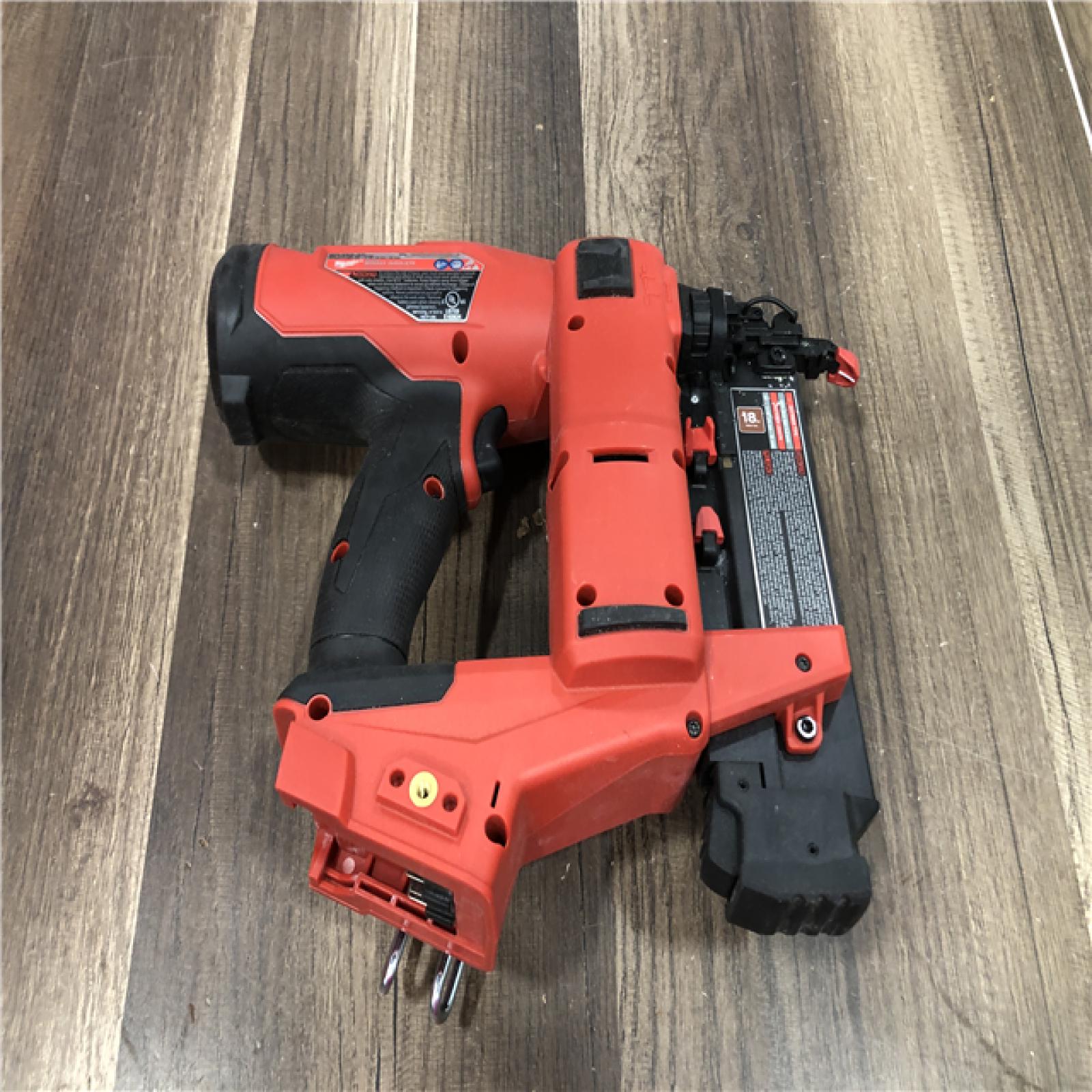 AS-IS Milwaukee FUEL 18-Volt Lithium-Ion Brushless Cordless Gen II 18-Gauge Brad Nailer (Tool-Only)