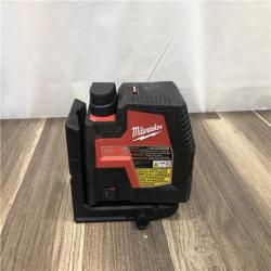 AS-IS Milwaukee 100 ft. REDLITHIUM Lithium-Ion USB Green Rechargeable Cross Line Laser Level with Charger