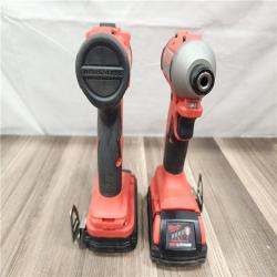AS-IS- Milwaukee M18 Compact Brushless 2-Tool Combo Kit