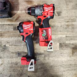 HOUSTON LOCATION - AS-IS MILWAUKEE FUEL 18V Lithium-Ion Brushless Cordless Hammer Drill and Impact Driver Combo Kit (2-Tool) with 2 Batteries