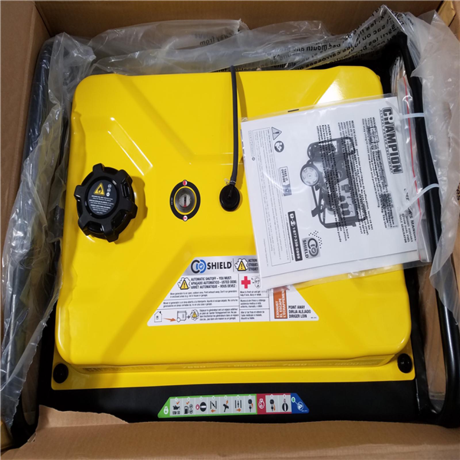 CALIFORNIA AS-IS CHAMPION DUAL FUEL PORTABLE GENERATOR