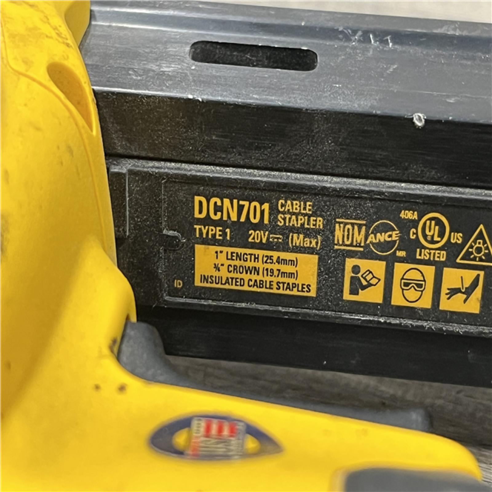 AS-IS DEWALT  20V MAX Lithium-Ion Cordless Cable Stapler (Tool Only)