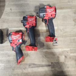 HOUSTON LOCATION - AS-IS MILWAUKEE 3 TOOL COMBO KIT W/ (2) BATTERY & CHARGER