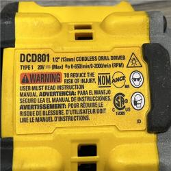 AS-IS DEWALT 20V XR Lithium-Ion Cordless Brushless 1/2 in. Drill/Driver Kit