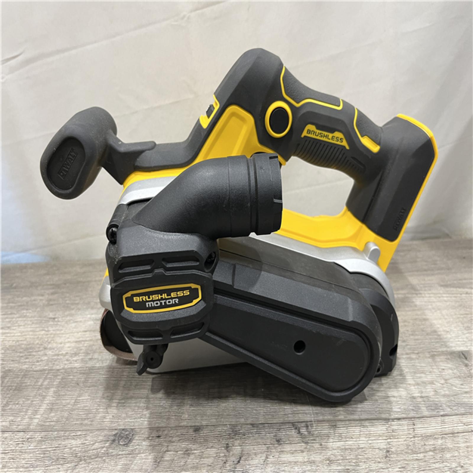 AS-IS DEWALT 20V MAX* XR Brushless Cordless Belt Sander (Tool-Only)