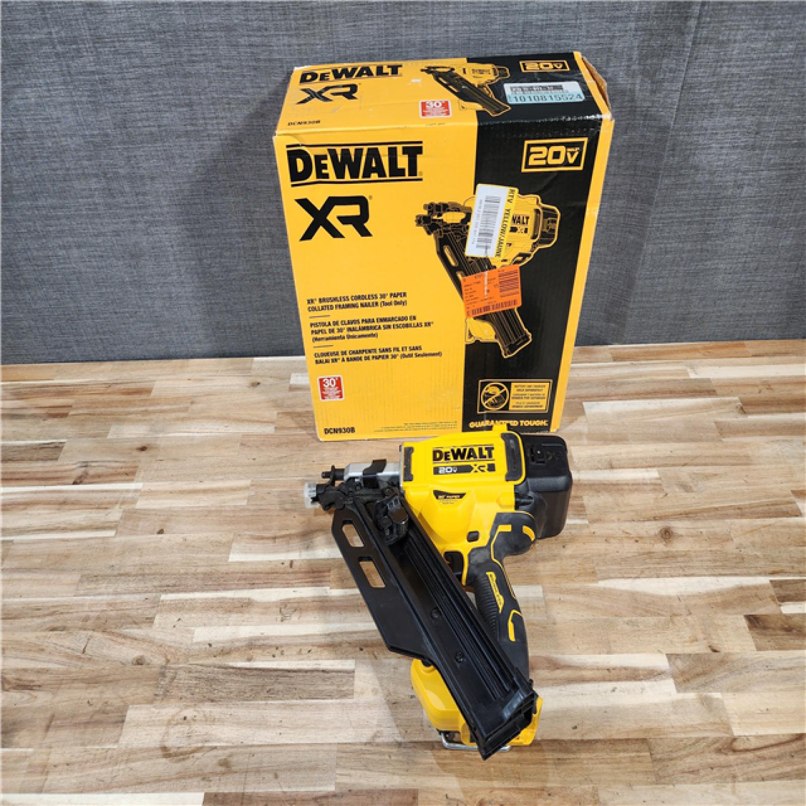 HOUSTON LOCATION - AS-IS DEWALT 20V 30 Degree Cordless Framing Nailer (Tool-Only)