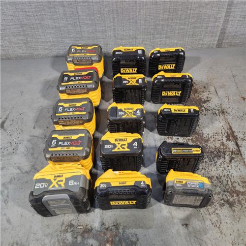 HOUSTON LOCATION - AS-IS DEWALT BATTERY PACK QTY - 15