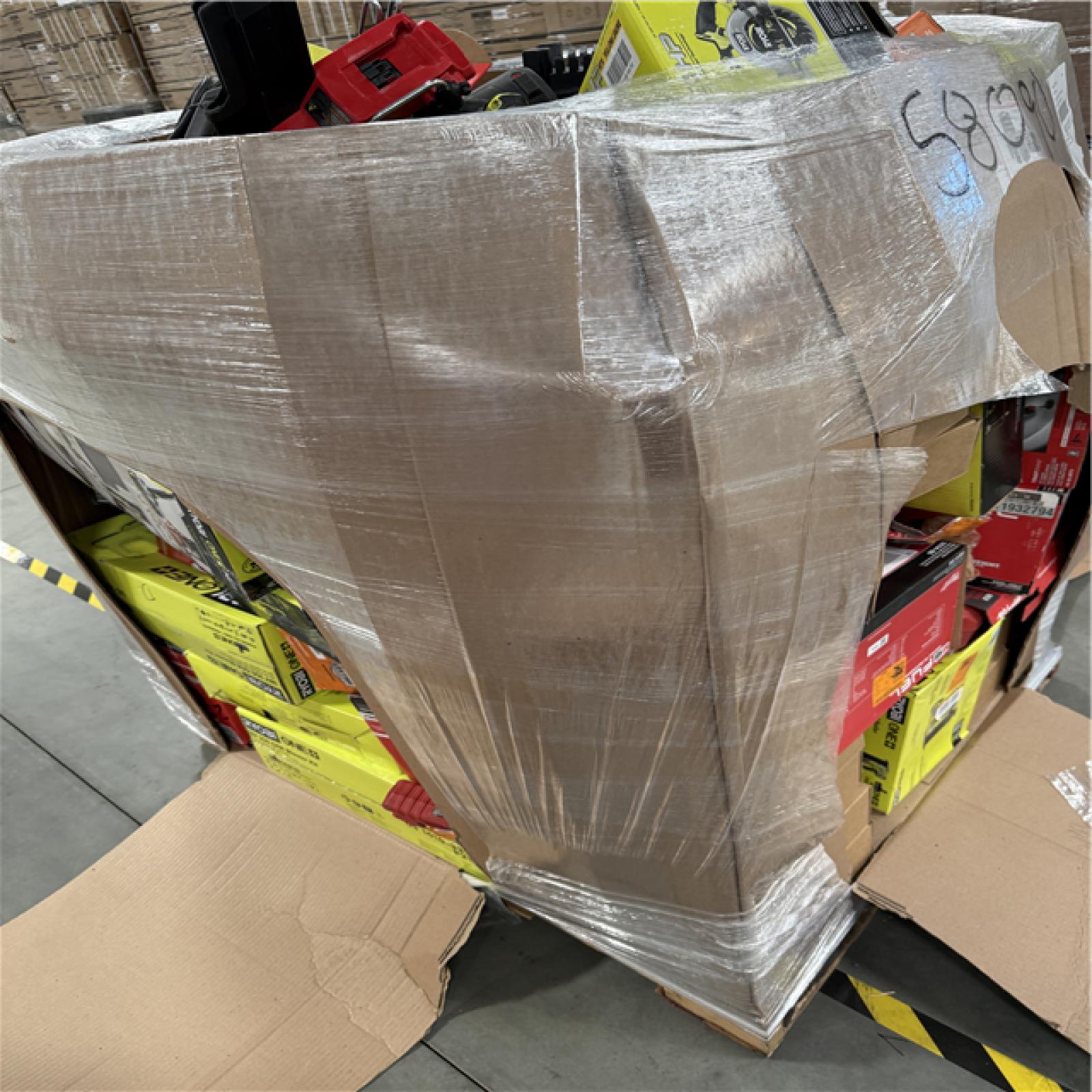 California AS-IS POWER TOOLS Partial Lot (3 Pallets) P-R058090