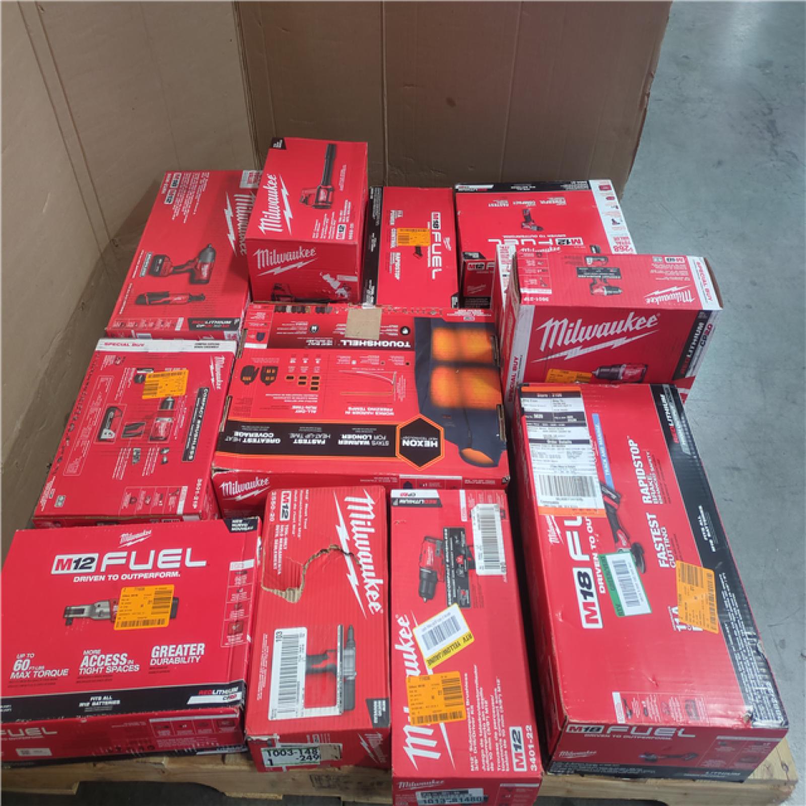 CALIFORNIA AS-IS MILWAUKEE PALLET