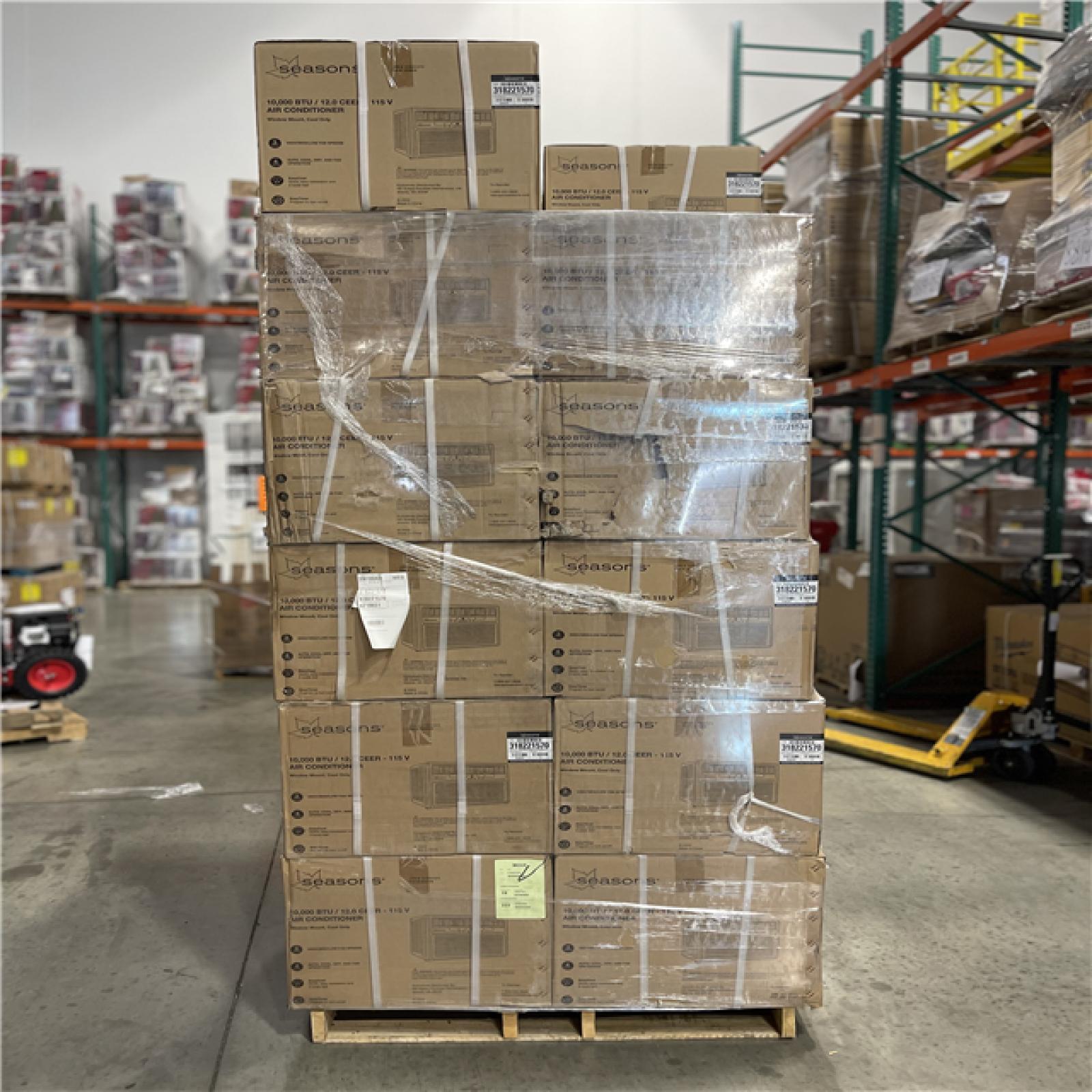 DALLAS LOCATION - SEASONS 10 000 BTU AIR CONDITIONER PALLET - (24 UNITS)
