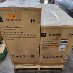 Phoenix NEW Husky Standard Duty 42 in. x 18 in. D 12-Drawer Blue Rolling Tool Chest Combo (SEALED)