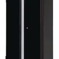 DALLAS LOCATION- AS-IS HUSKY STORAGE CABINET & WORKBENCH W/ PEGBOARD (BLACK)