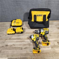 HOUSTON LOCATION - AS-IS DEWALT 2 TOOL COMBO KIT W/ (2) BATTERY & CHARGER