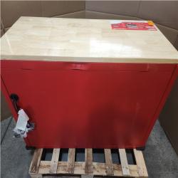Phoenix LIKE NEW Milwaukee High Capacity 52 in. W x 22.1 in. D 12-Drawer Mobile Workbench Cabinet with Solid Wood Top
