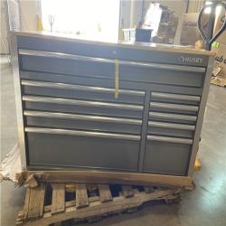 DALLAS LOCATION - Husky Tool Storage 52 in. W x 25 in. D Standard Duty Gloss Gray Mobile Workbench Tool Chest