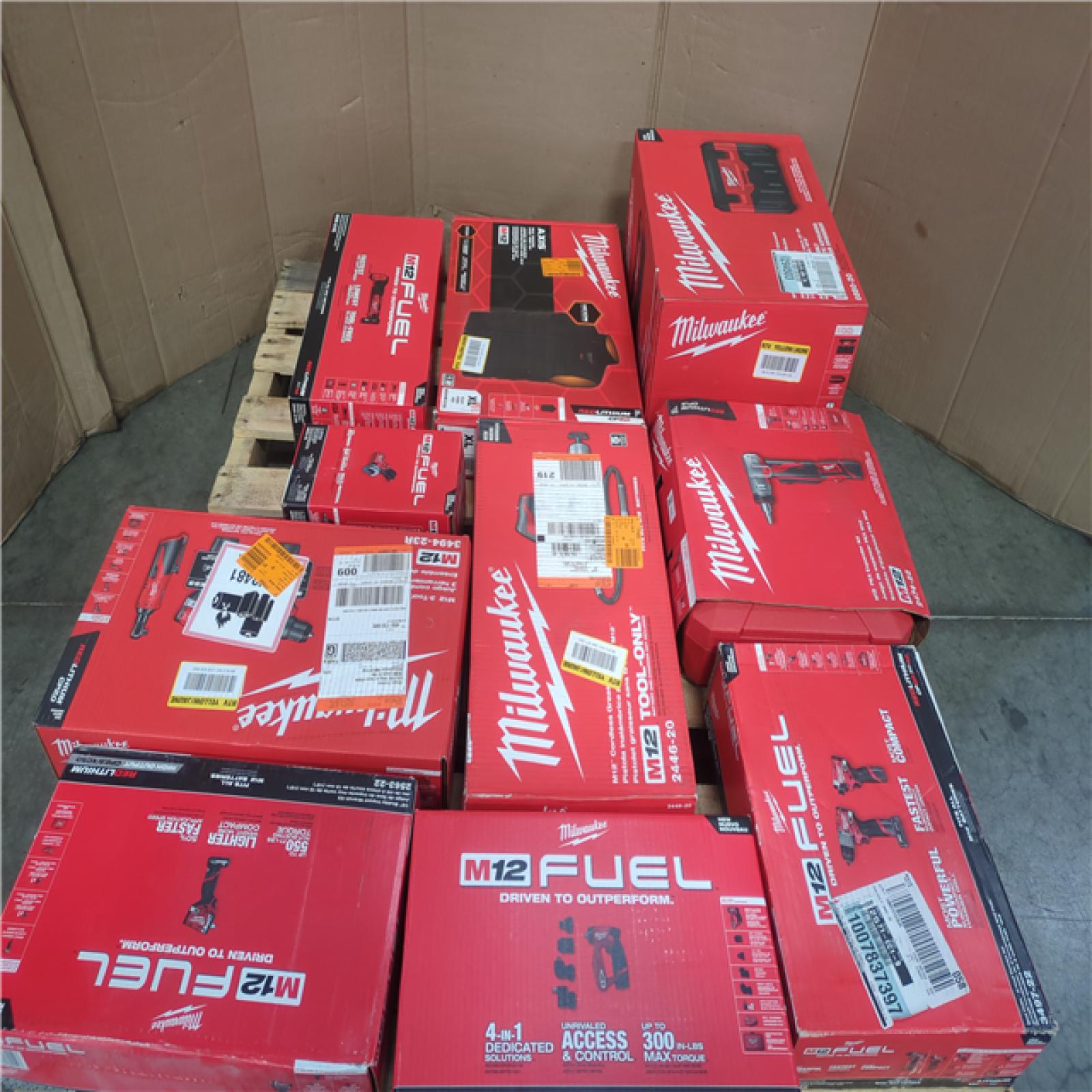 CALIFORNIA AS-IS MILWAUKEE PALLET