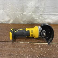 AS-IS DeWalt DCG405B 20V Max XR 4.5-Inch Slide Switch Small Angle Grinder (Tool Only)