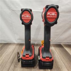 AS-IS- MILWAUKEE FUEL 18V Lithium-Ion Brushless Cordless Hammer Drill and Impact Driver Combo Kit