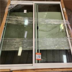 Phoenix JELD-WEN V-2500 96 in. x 80 in. x 4-9/16 in. Jamb White Vinyl Left-Hand Sliding Patio Door with Low-E Glass (Screen Included)