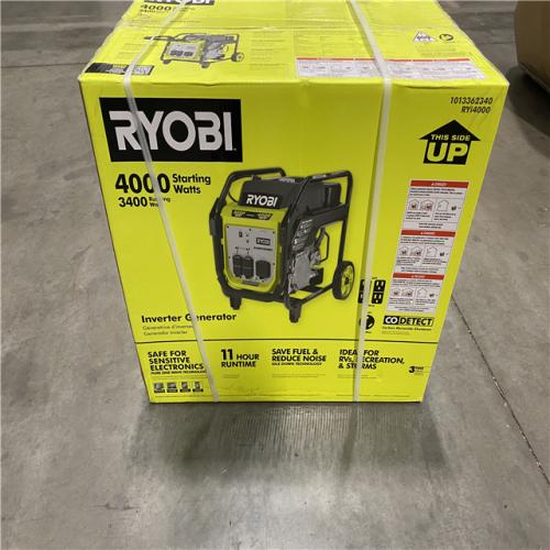 Dallas Location - NEW- RYOBI 4000-Watt Gasoline Powered Digital Inverter Generator