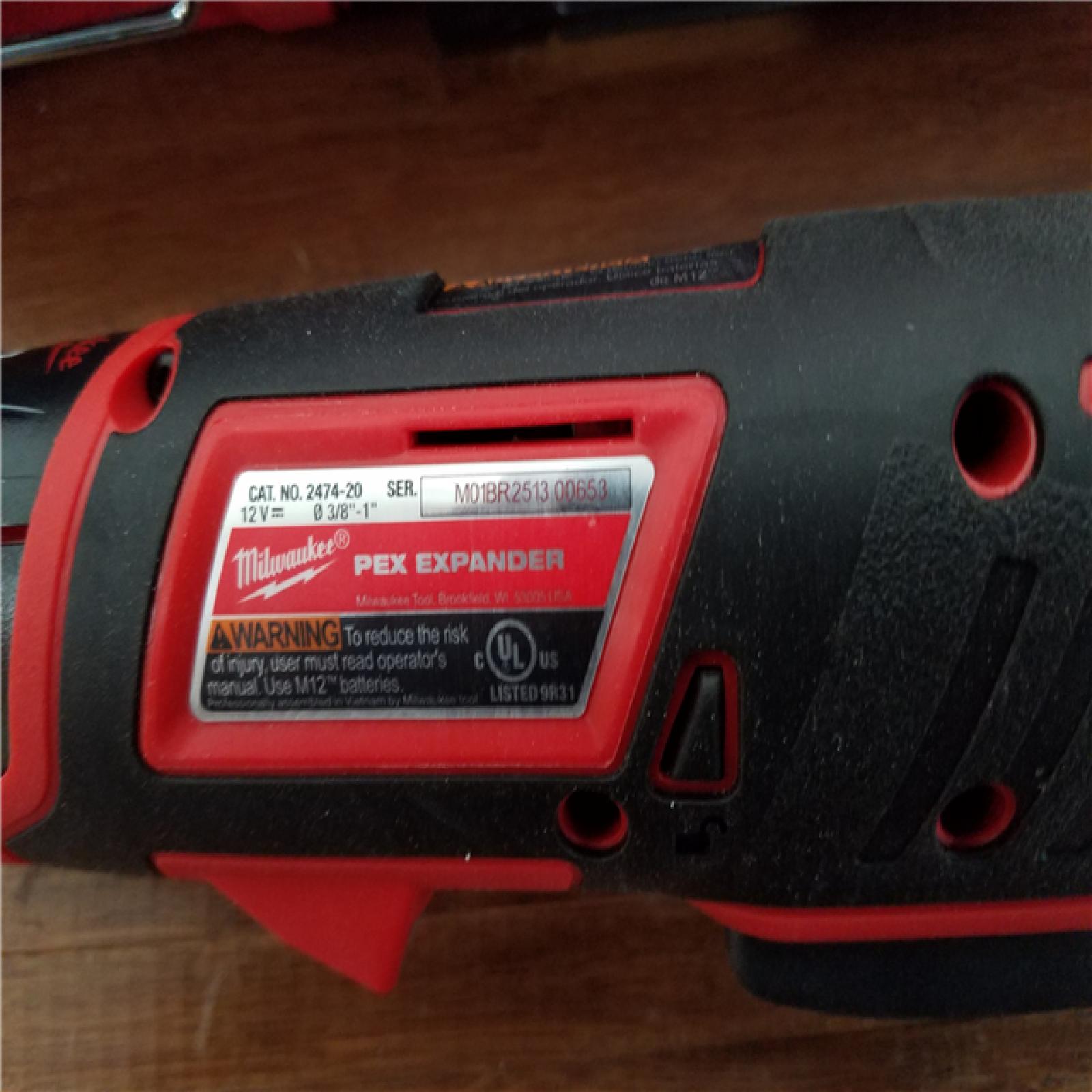 California NEW Milwaukee M12 Pex Expander Kit  Includes (2) Batteries  Charger & Hard Case