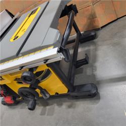 AS-IS DEWALT 15 Amp Corded 8-1/4 in. Compact Portable Jobsite Tablesaw (Stand Not Included)