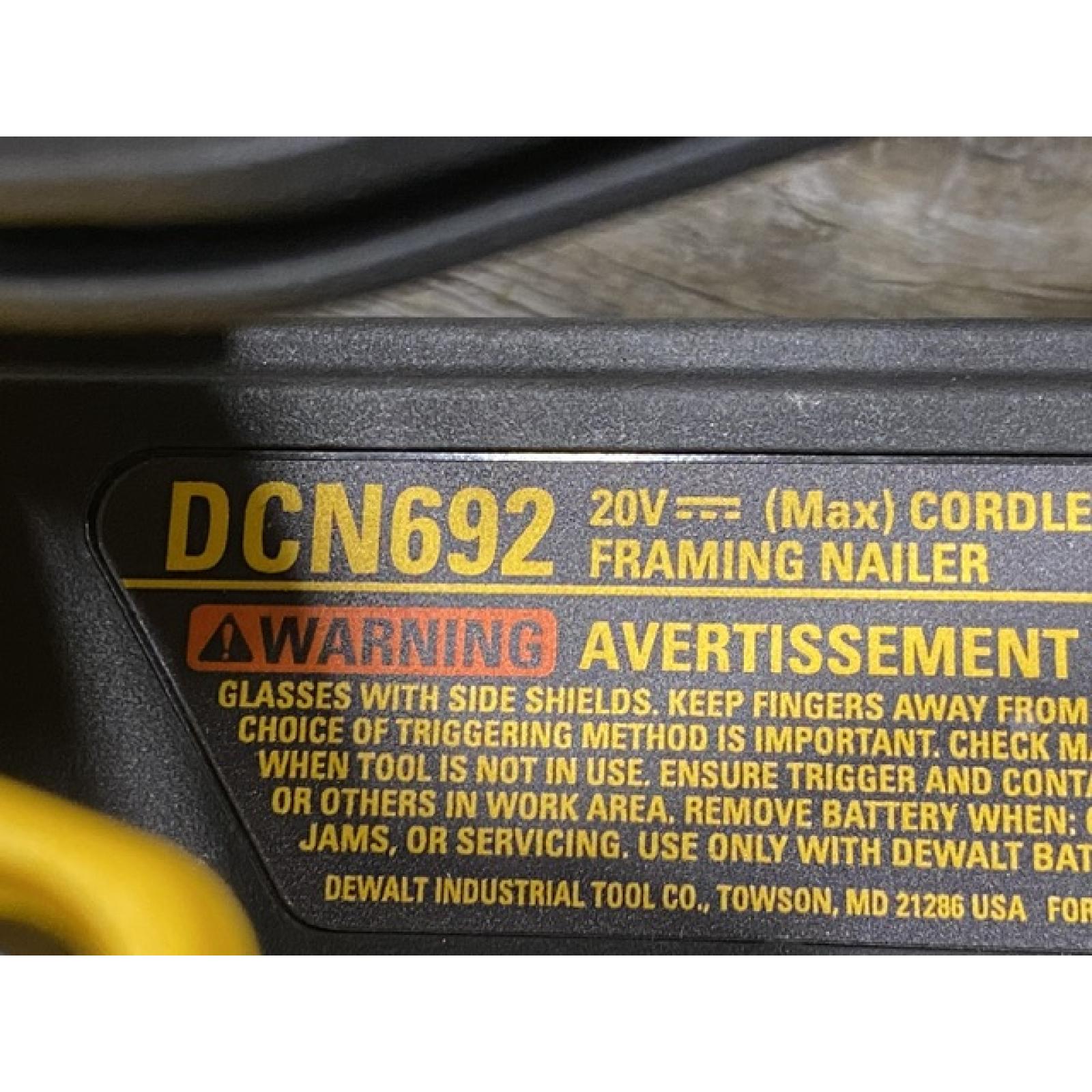 AS-IS DEWALT 20V MAX Brushless Li-Ion Framing Nailer (Tool Only)