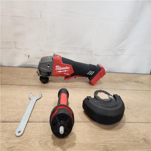 AS-IS- Milwaukee FUEL 18V Lithium-Ion Brushless Cordless 4-1/2 in./5 in. Grinder w/Paddle Switch (Tool-Only)