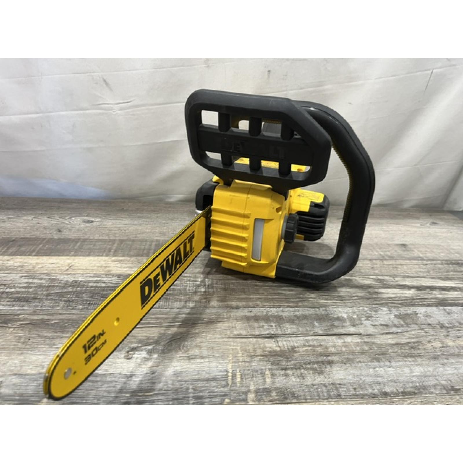 AS-IS DEWALT 20V MAX 12 in. Cordless Battery Powered Chainsaw (Tool Only)