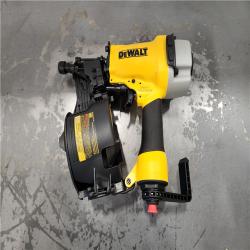 AS-IS- DEWALT DW66C-1 2-1/2 Inch 15 Degree Coil Siding and Fencing Nailer