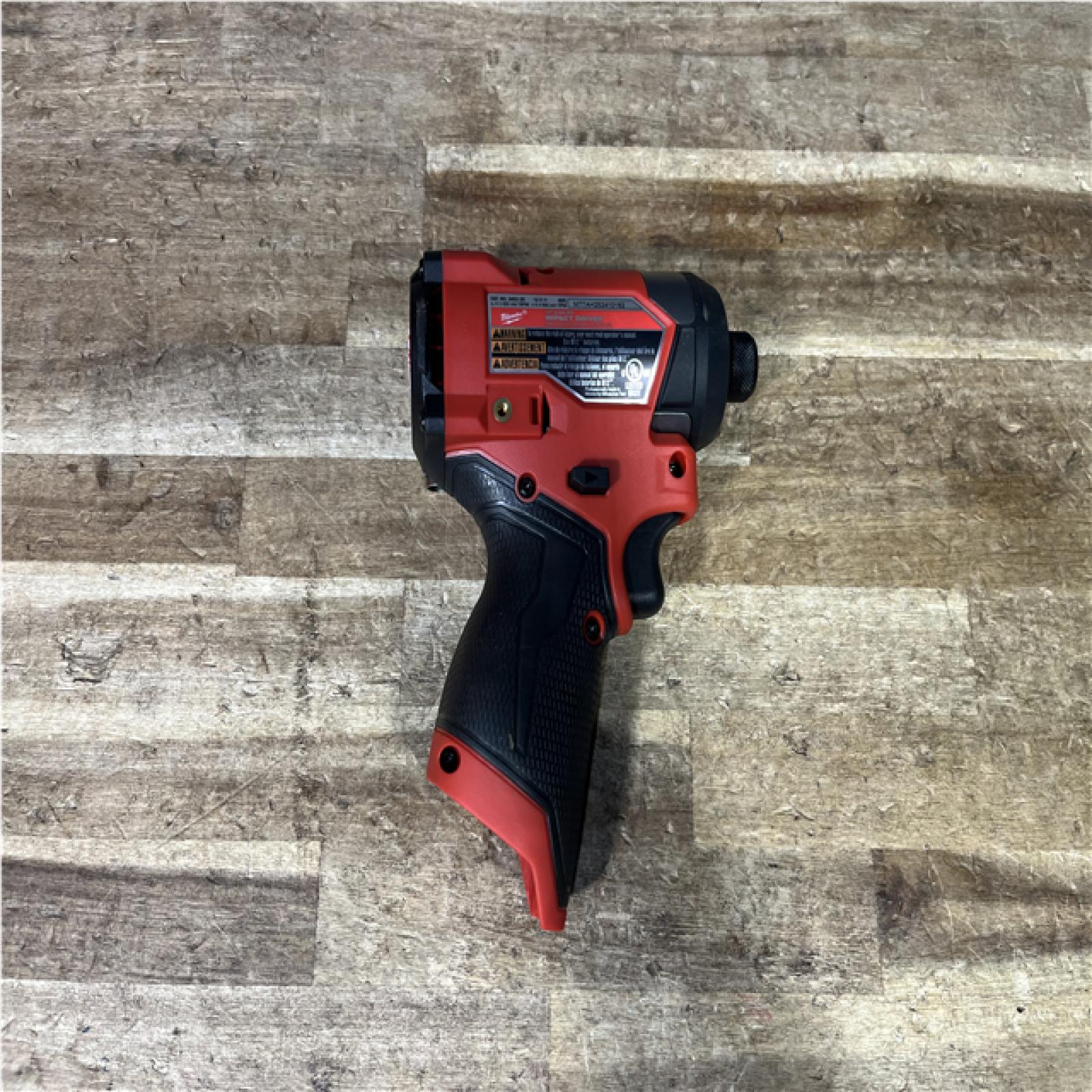 Houston Location AS-IS Milwaukee FUEL 12V Lithium-Ion Brushless Cordless 1/4 in. Hex Impact Driver (Tool-Only)