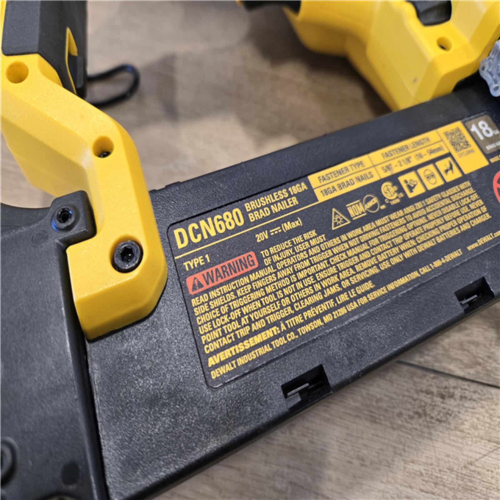 AS-IS DEWALT 20V MAX XR  Electric Cordless 18-Gauge Brad Nailer (Tool Only)