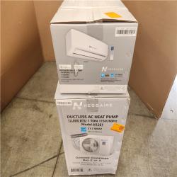 Phoenix NEW Hessaire DIY 22 SEER2 12 000 BTU Wi-Fi 1-Ton Ductless Mini Split Air Conditioner and Heat Pump Variable Speed Inverter-115-Volt (SEALED)