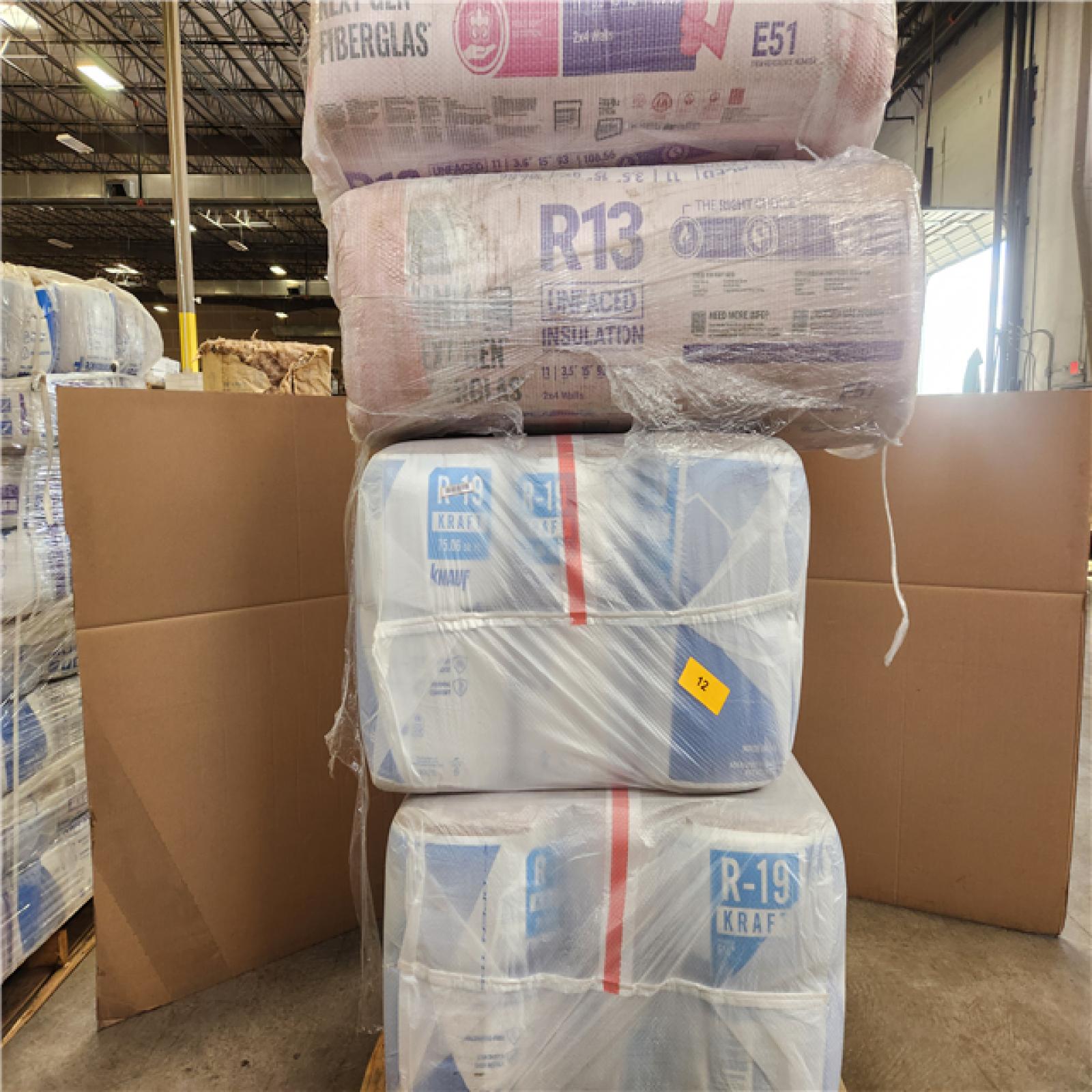 Phoenix AS-IS Mixed Kraft Faceless Insulation Pallet (21-Bags)