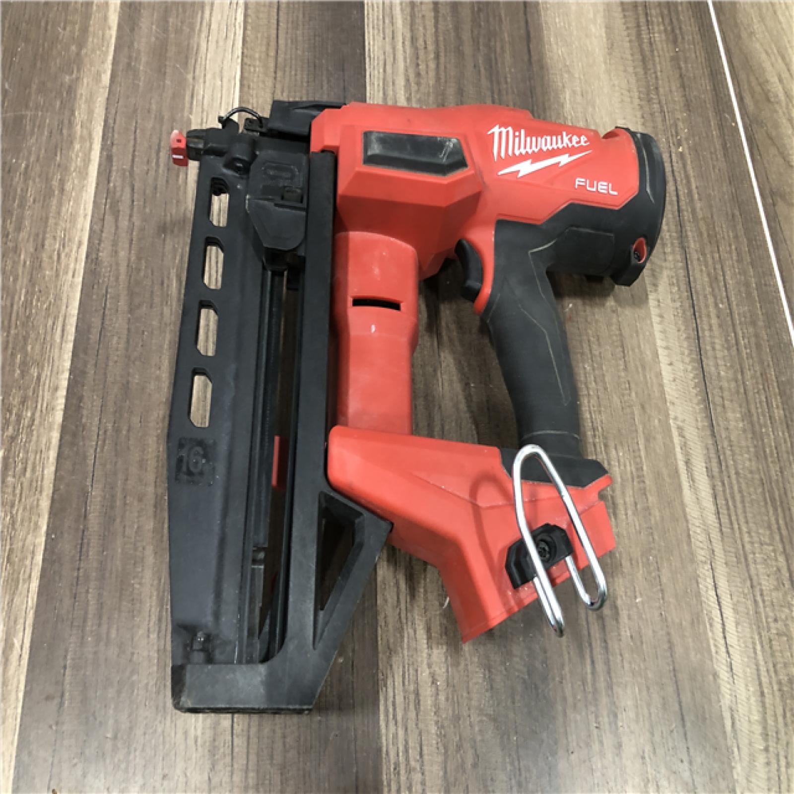 AS-IS Milwaukee FUEL 18-Volt Lithium-Ion Brushless Cordless Gen ll 16-Gauge Straight Finish Nailer (Tool Only)