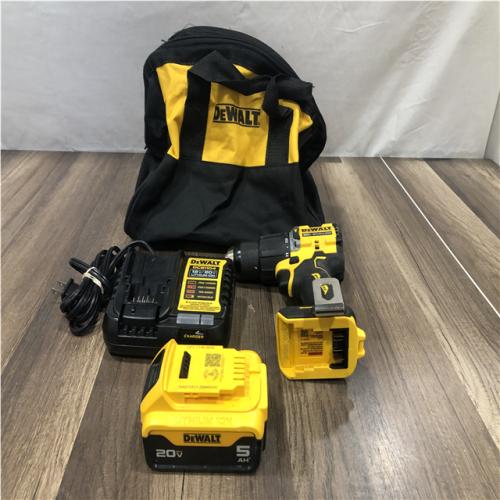 AS-IS DEWALT ATOMIC 20V Lithium-Ion Cordless 1/2 in. Hammer Drill Kit
